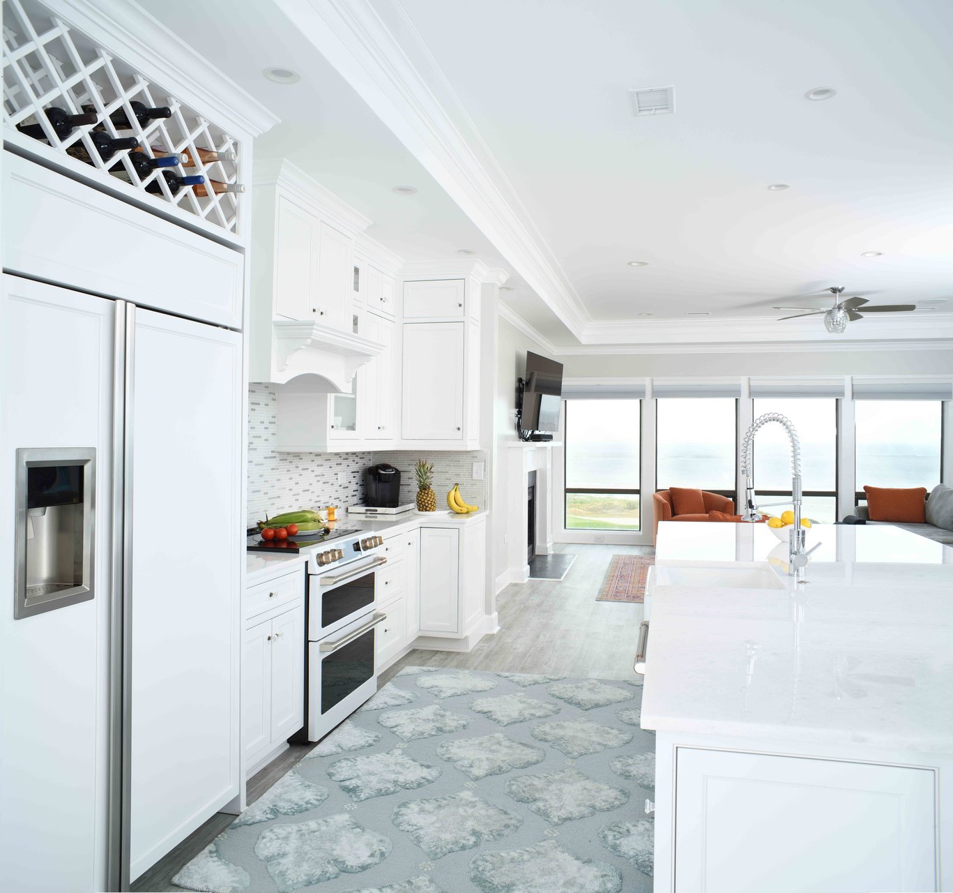 Wine Kitchen - Butler's pantry and wine storage area